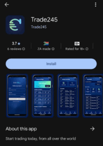 application trade 245 android